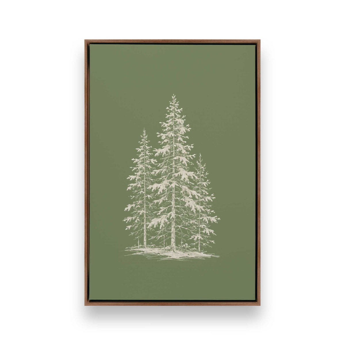 [Color:Walnut], Picture of art in a Walnut frame