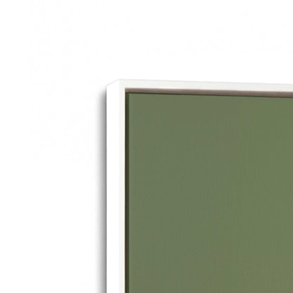 [Color:Opaque White], Picture of art in a White frame at an angle