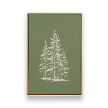 [Color:American Maple], Picture of art in a American Maple frame