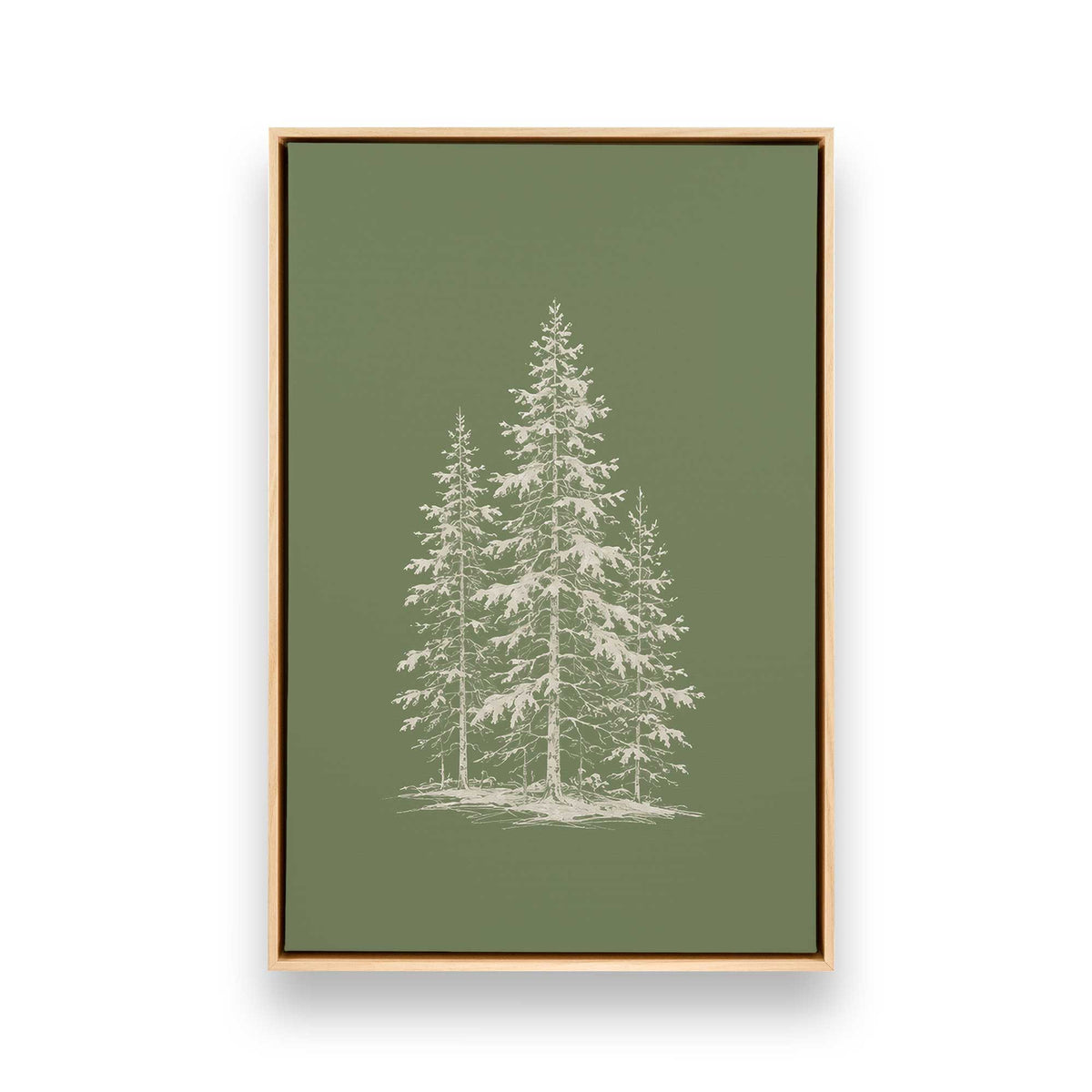 [Color:American Maple], Picture of art in an American Maple frame