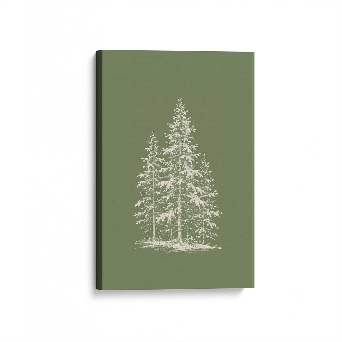 [Color:Stretched Canvas], Picture of art at an angle