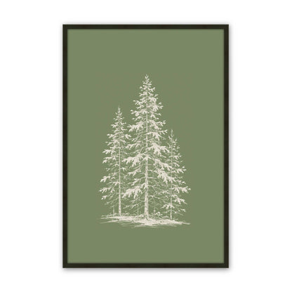 [Color:Satin Black], Picture of art in a Satin Black frame