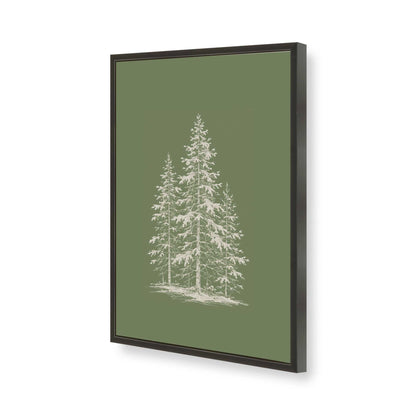 [Color:Satin Black], Picture of art in a Satin Black frame of the corner