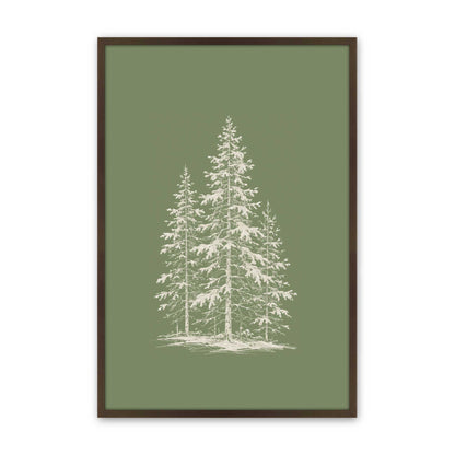[Color:Brown], Picture of art in a Brown frame