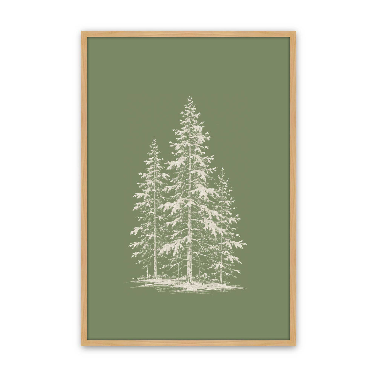 [Color:American Maple], Picture of art in an American Maple frame