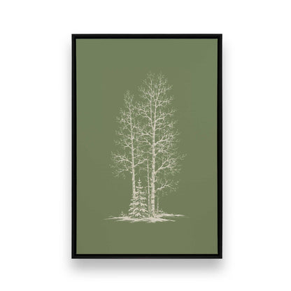 [Color:Satin Black], Picture of art in a Satin Black frame