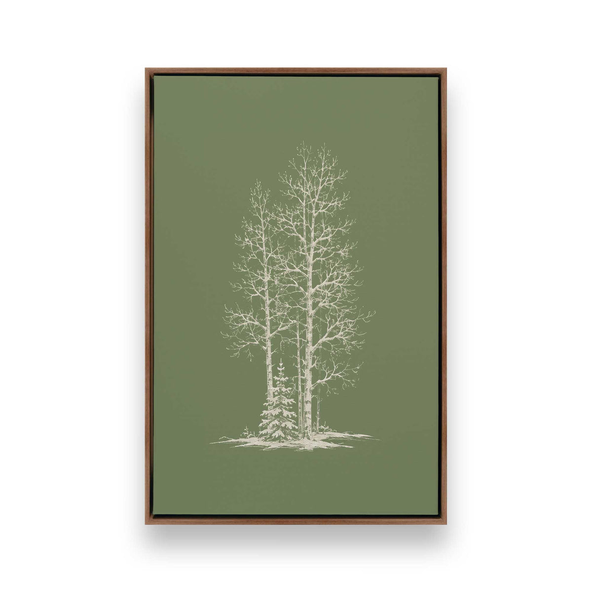 [Color:Walnut], Picture of art in a Walnut frame