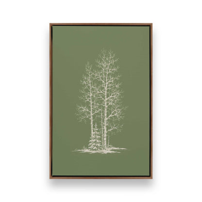 [Color:Walnut], Picture of art in a Walnut frame