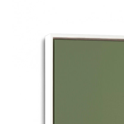 [Color:Opaque White], Picture of art in a White frame at an angle