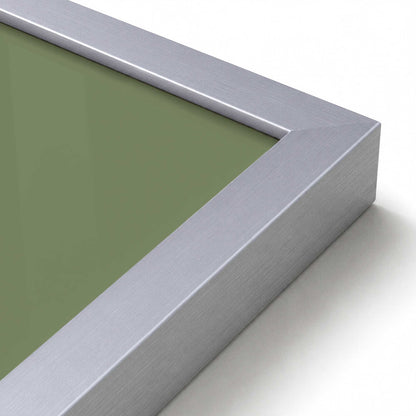 [Color:Polished Chrome], Picture of art in a Polished Chrome frame at an angle