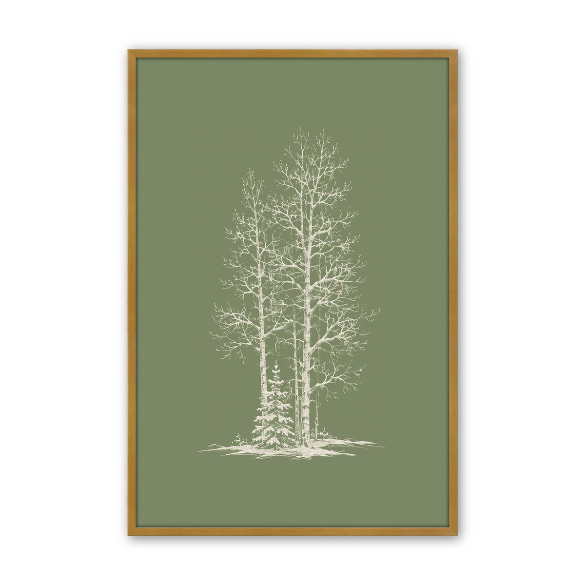 [Color:Polished Gold], Picture of art in a Polished Gold frame