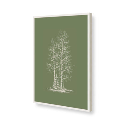 [Color:Opaque White], Picture of art in a Opaque White frame of the corner