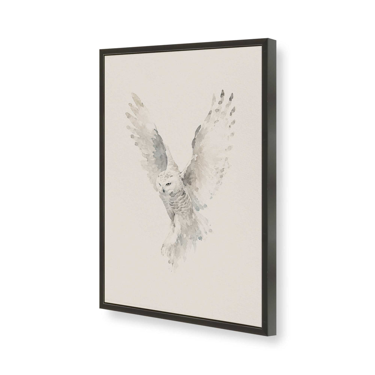[Color:Satin Black], Picture of art in a Satin Black frame of the corner