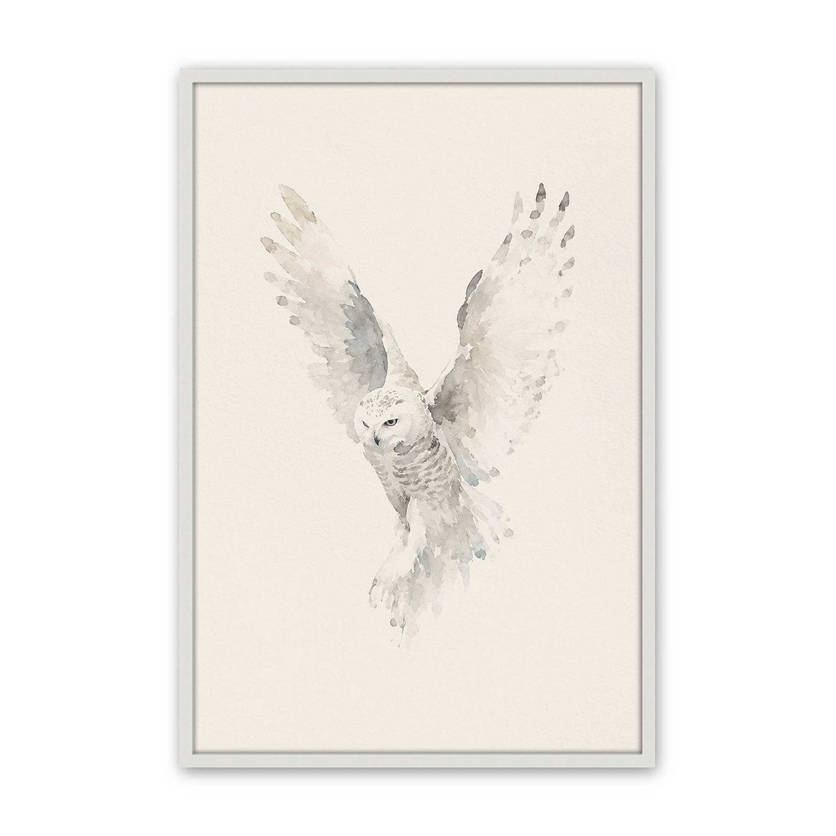 [Color:Opaque White], Picture of art in a Opaque White frame