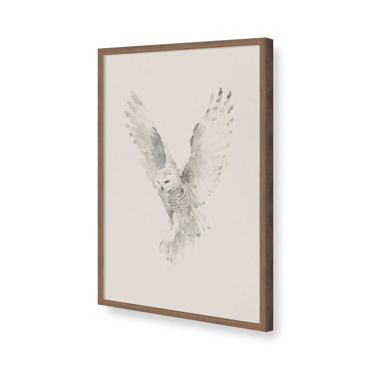 [Color:Walnut], Picture of art in a Walnut frame of the corner