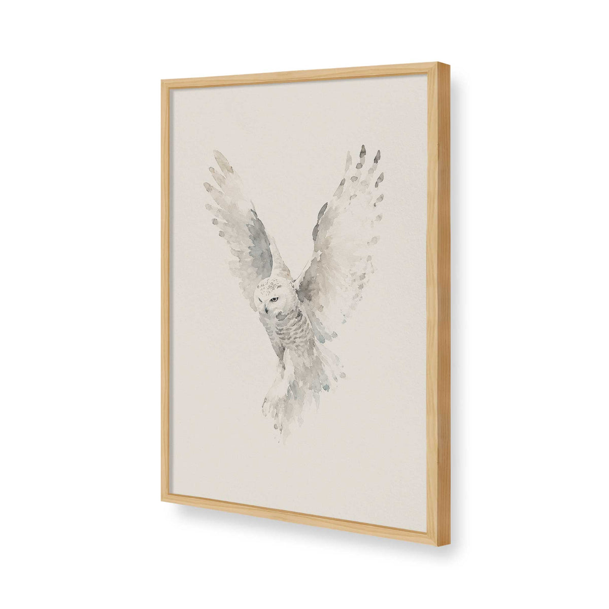 [Color:American Maple], Picture of art in a American Maple frame of the corner