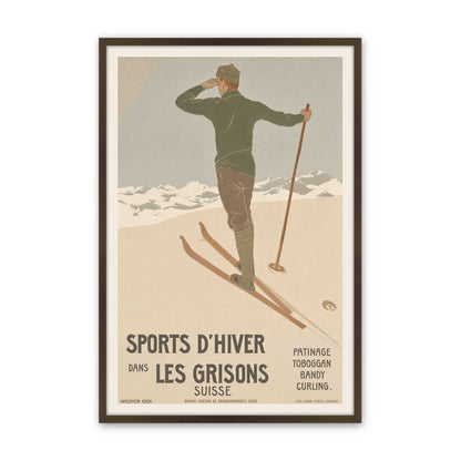 [Color:Brown], Picture of art in a Brown frame