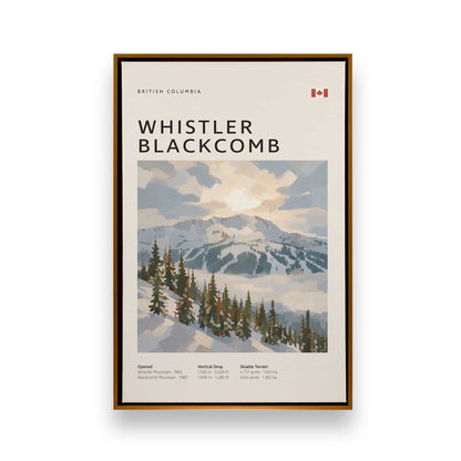 Ski Lines Ahead, Set of 4 Canvas Prints