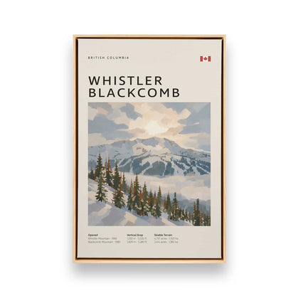 Ski Lines Ahead, Set of 4 Canvas Prints