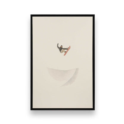 [Color:Satin Black], Picture of art in a Satin Black frame