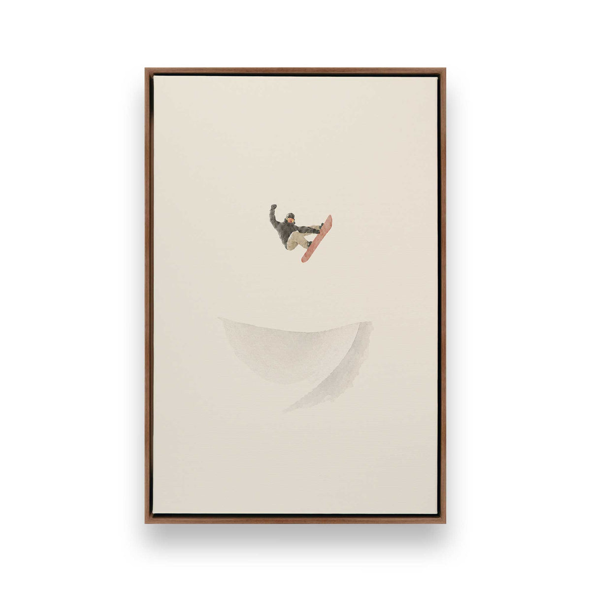 [Color:Walnut], Picture of art in a Walnut frame