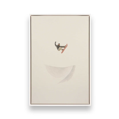 [Color:Opaque White], Picture of art in a White frame