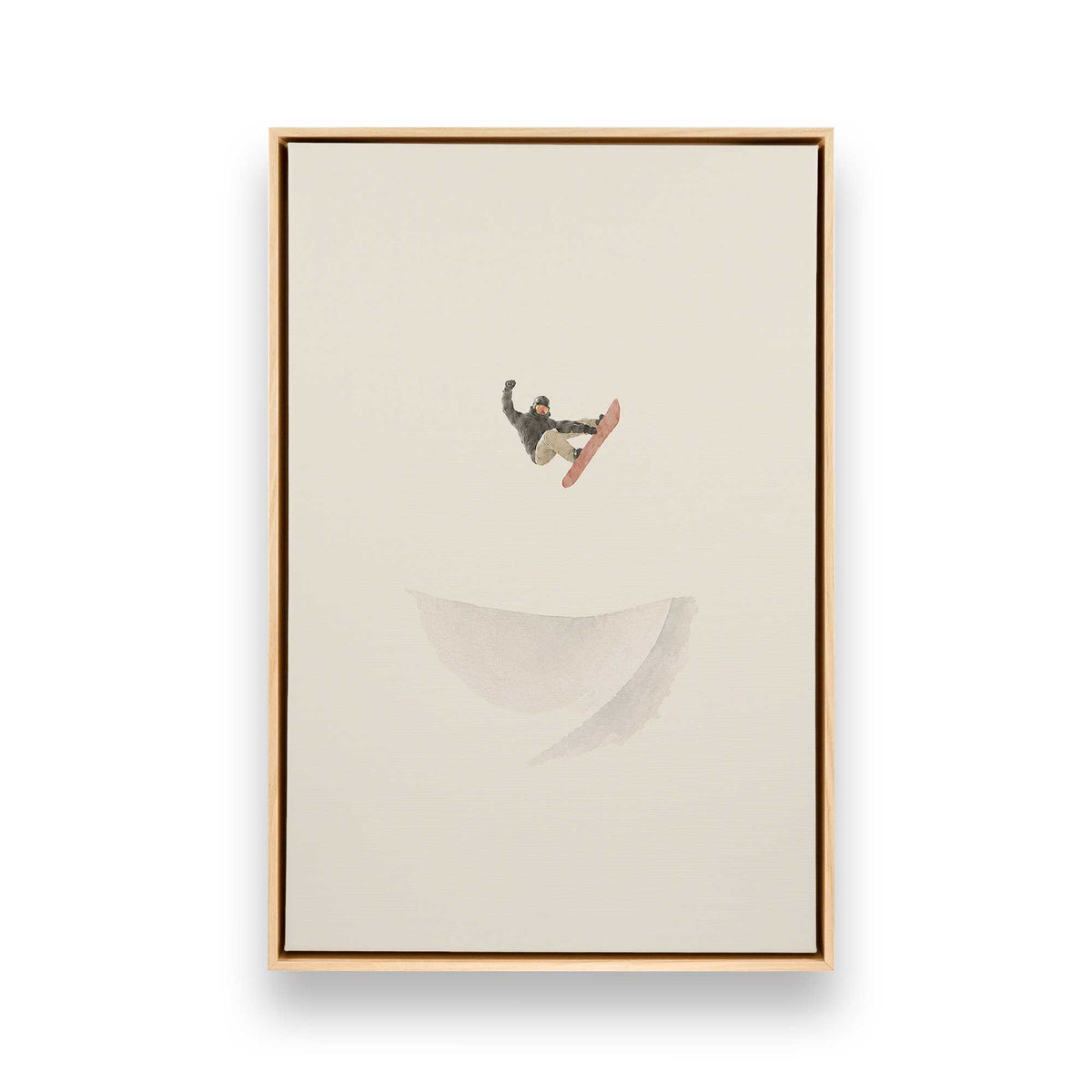 [Color:American Maple], Picture of art in a American Maple frame