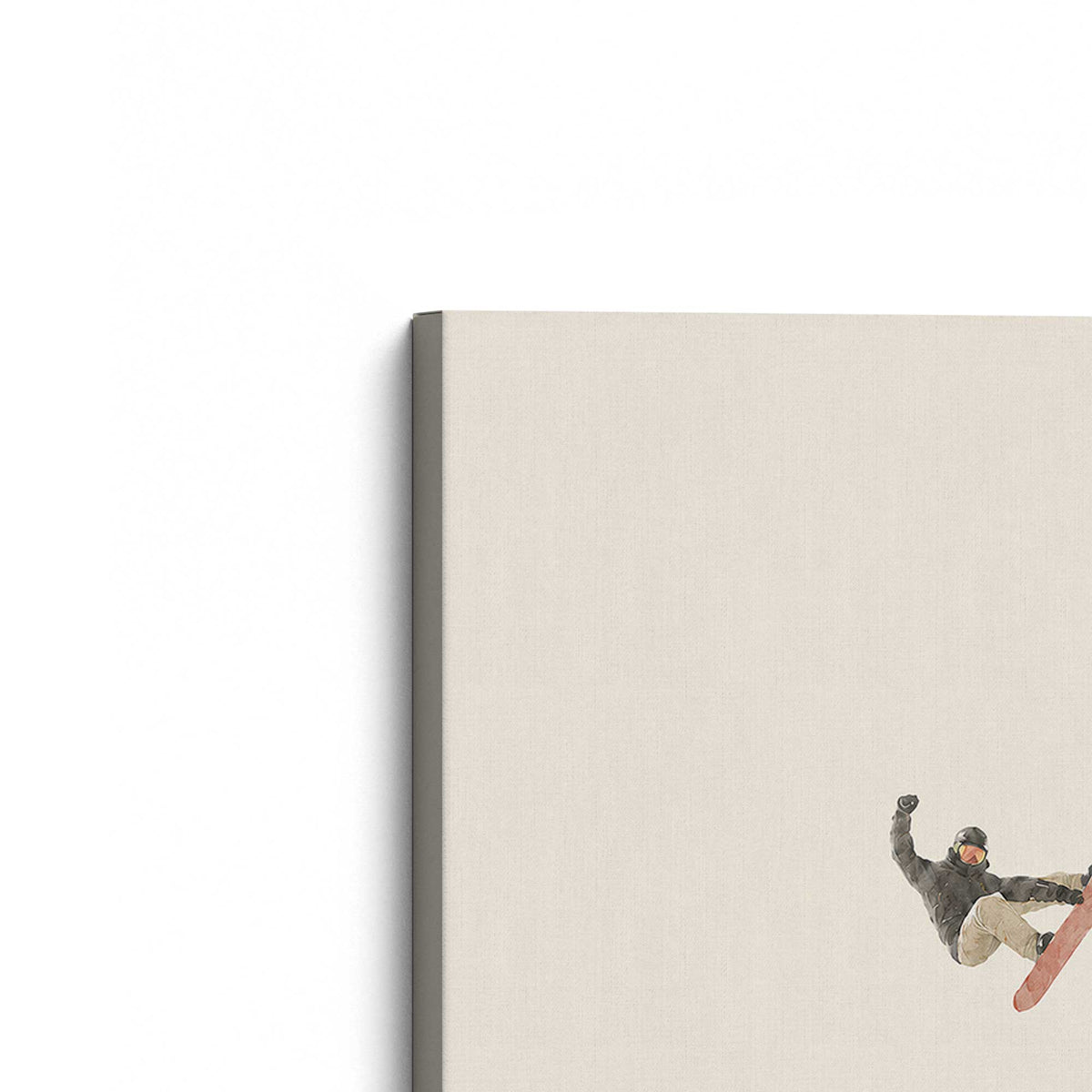[Color:Stretched Canvas], Picture of the corner of the art