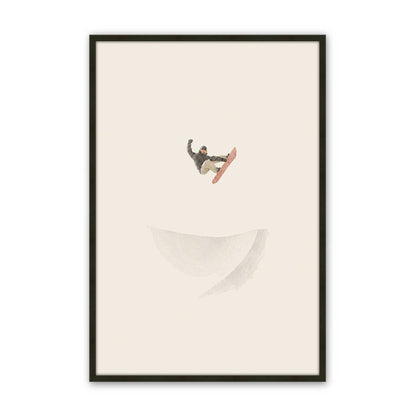 [Color:Satin Black], Picture of art in a Satin Black frame
