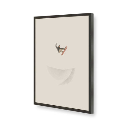 [Color:Satin Black], Picture of art in a Satin Black frame of the corner
