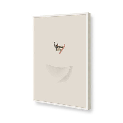 [Color:Opaque White], Picture of art in a Opaque White frame of the corner