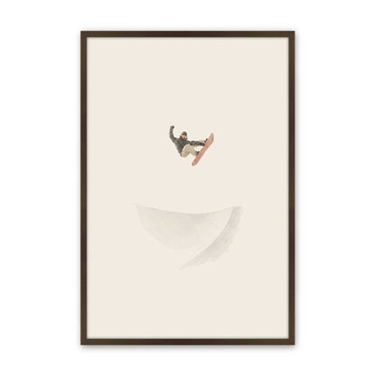 [Color:Belvinder Brown], Picture of art in a Belvinder Brown frame