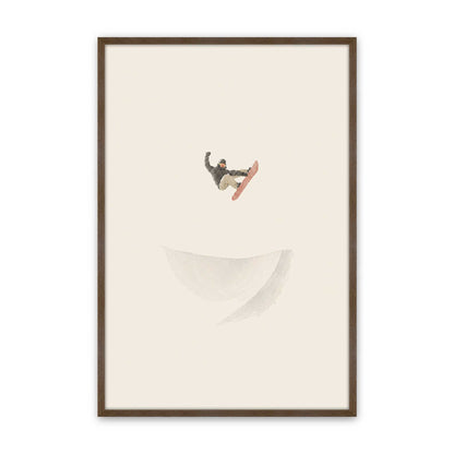 [Color:Walnut], Picture of art in a Walnut frame