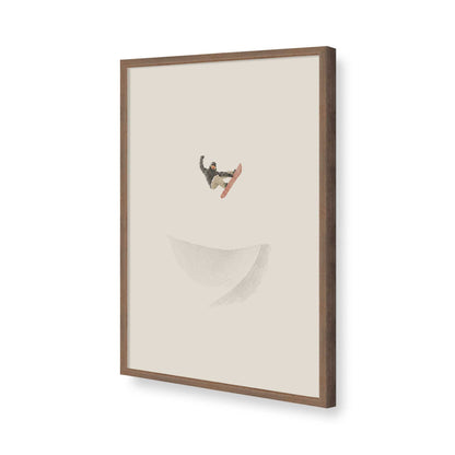 [Color:Walnut], Picture of art in a Walnut frame of the corner