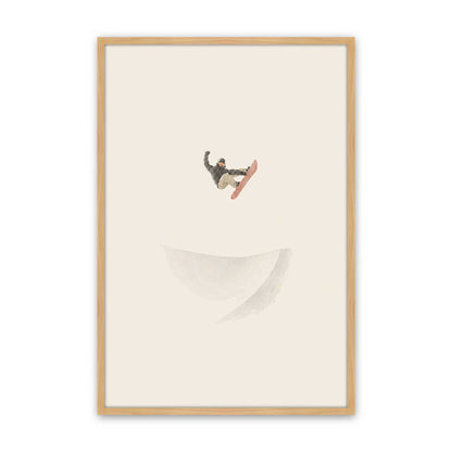 [Color:American Maple], Picture of art in a American Maple frame