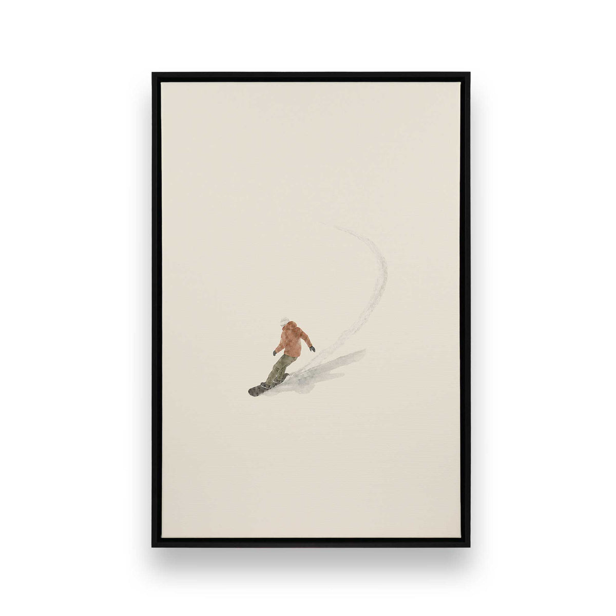 [Color:Satin Black], Picture of art in a Satin Black frame