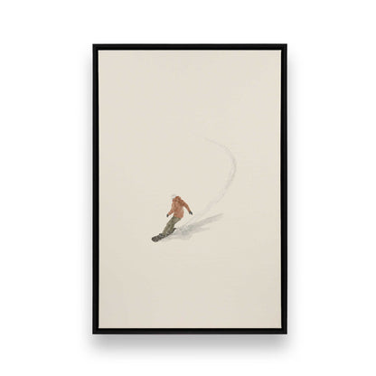 [Color:Satin Black], Picture of art in a Satin Black frame