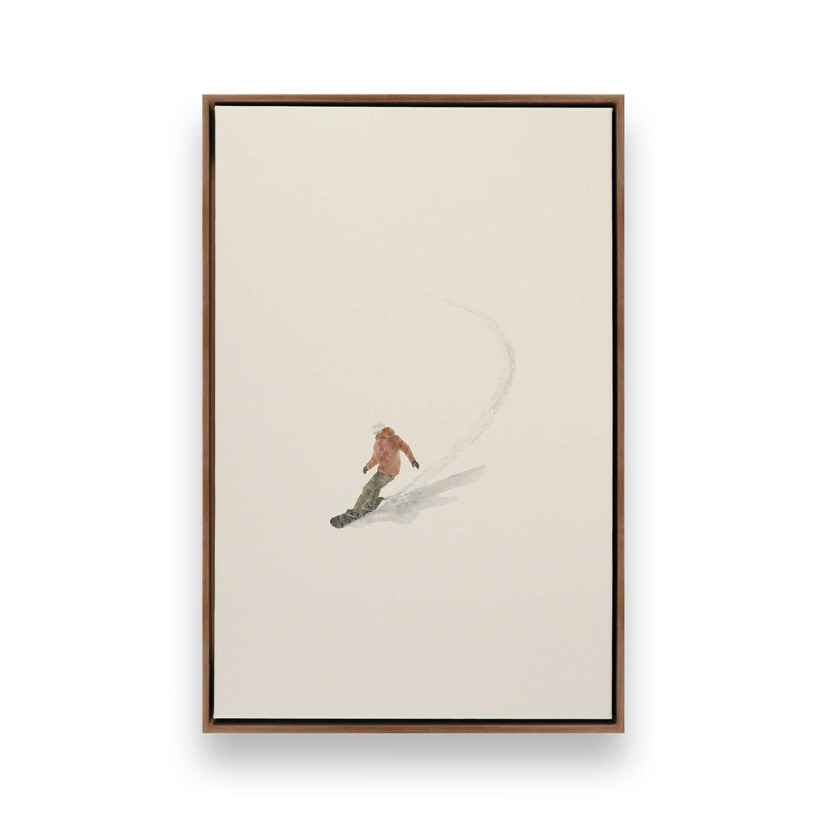 [Color:Walnut], Picture of art in a Walnut frame