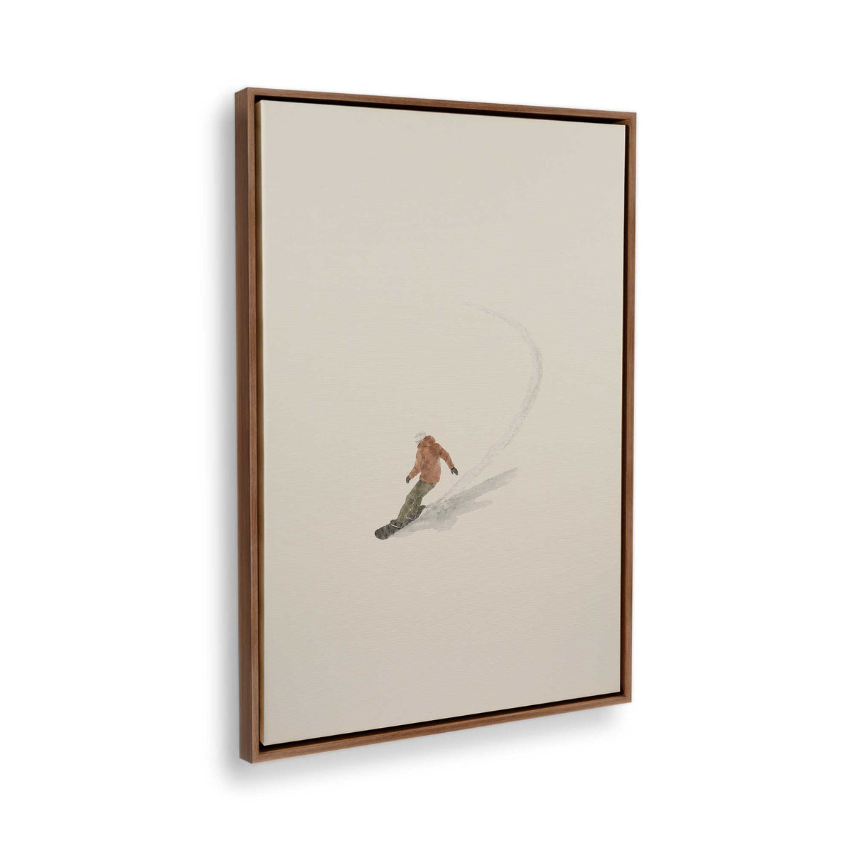 [Color:Walnut], Picture of the corner of the art