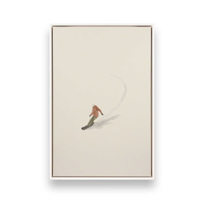 [Color:Opaque White], Picture of art in a White frame