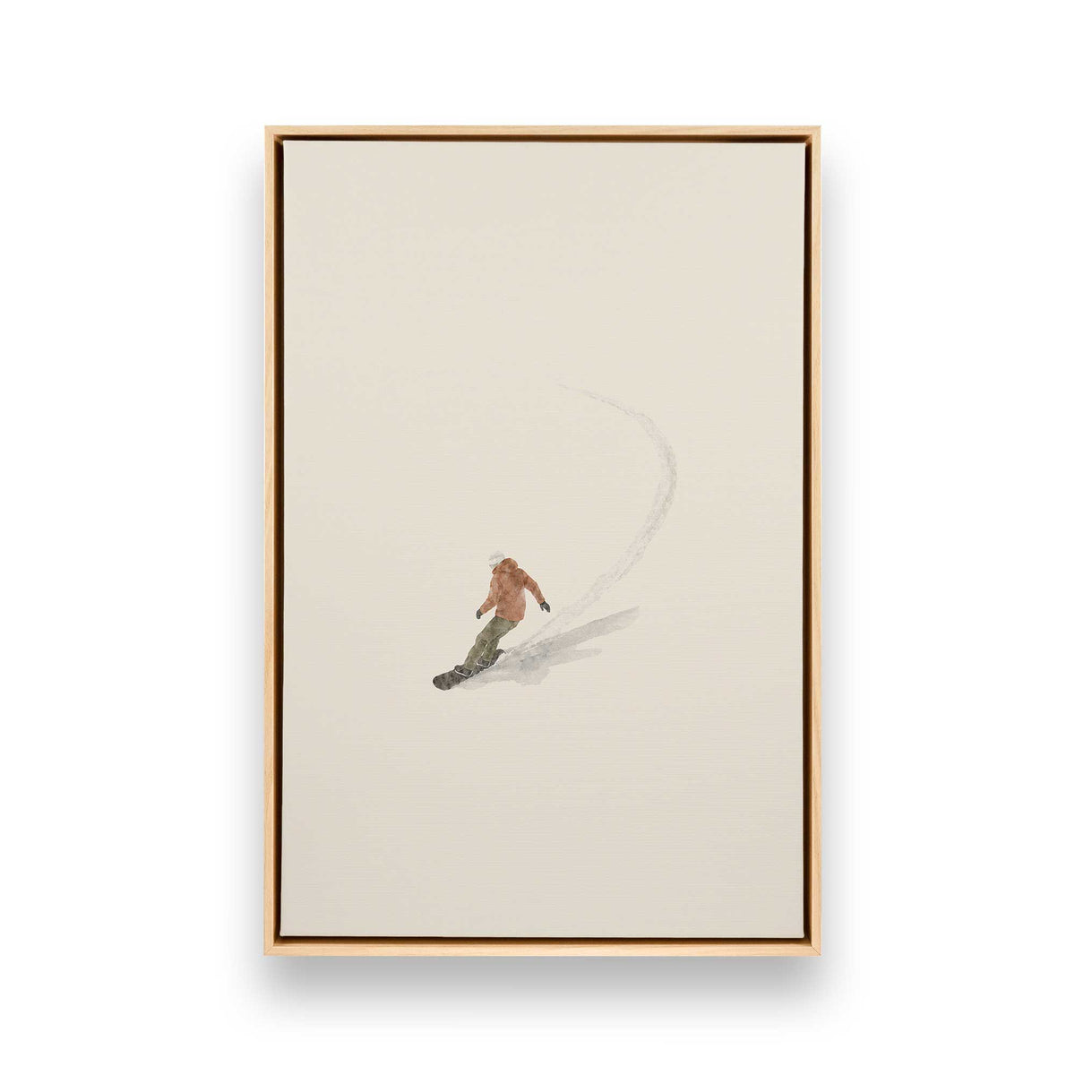 [Color:American Maple], Picture of art in a American Maple frame