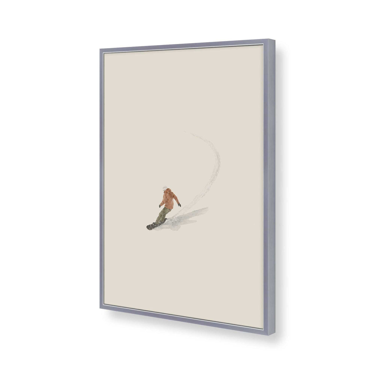 [Color:Polished Chrome], Picture of art in a Polished Chrome frame of the corner