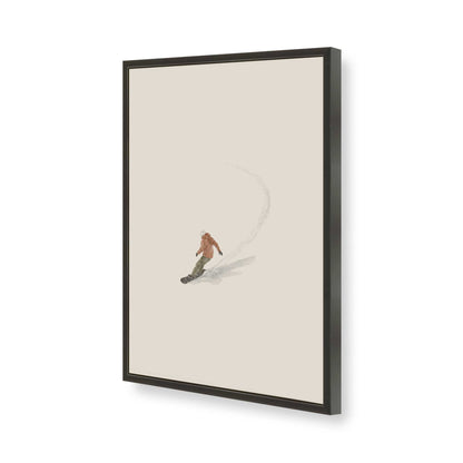 [Color:Satin Black], Picture of art in a Satin Black frame of the corner