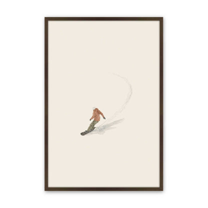 [Color:Belvinder Brown], Picture of art in a Belvinder Brown frame
