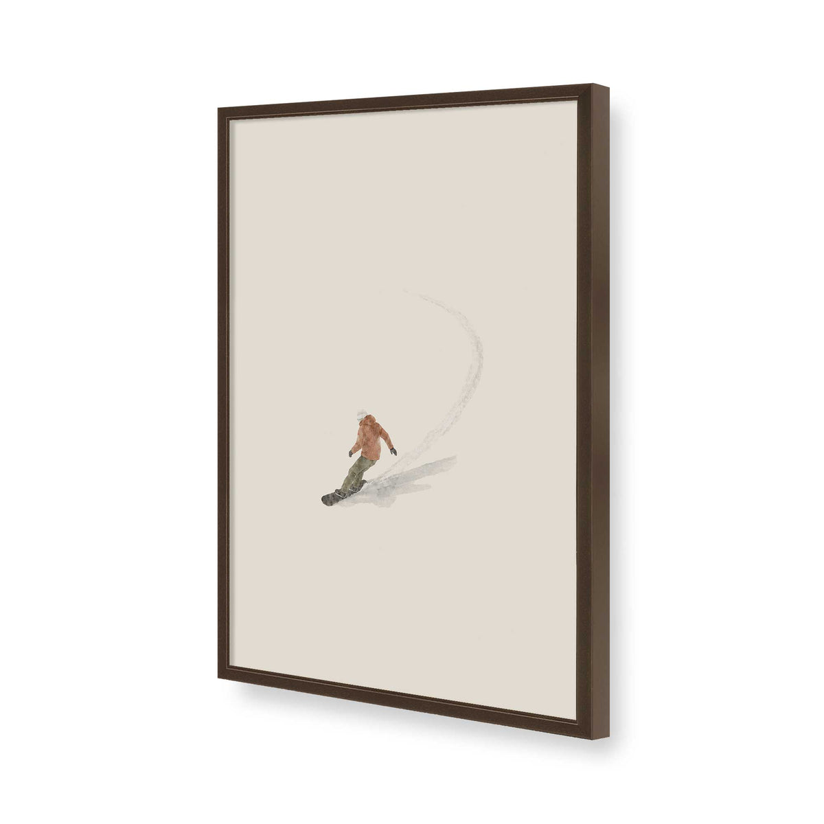 [Color:Belvinder Brown], Picture of art in a Belvinder Brown frame of the corner
