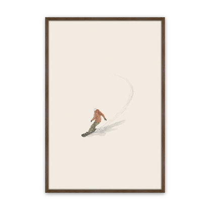[Color:Walnut], Picture of art in a Walnut frame