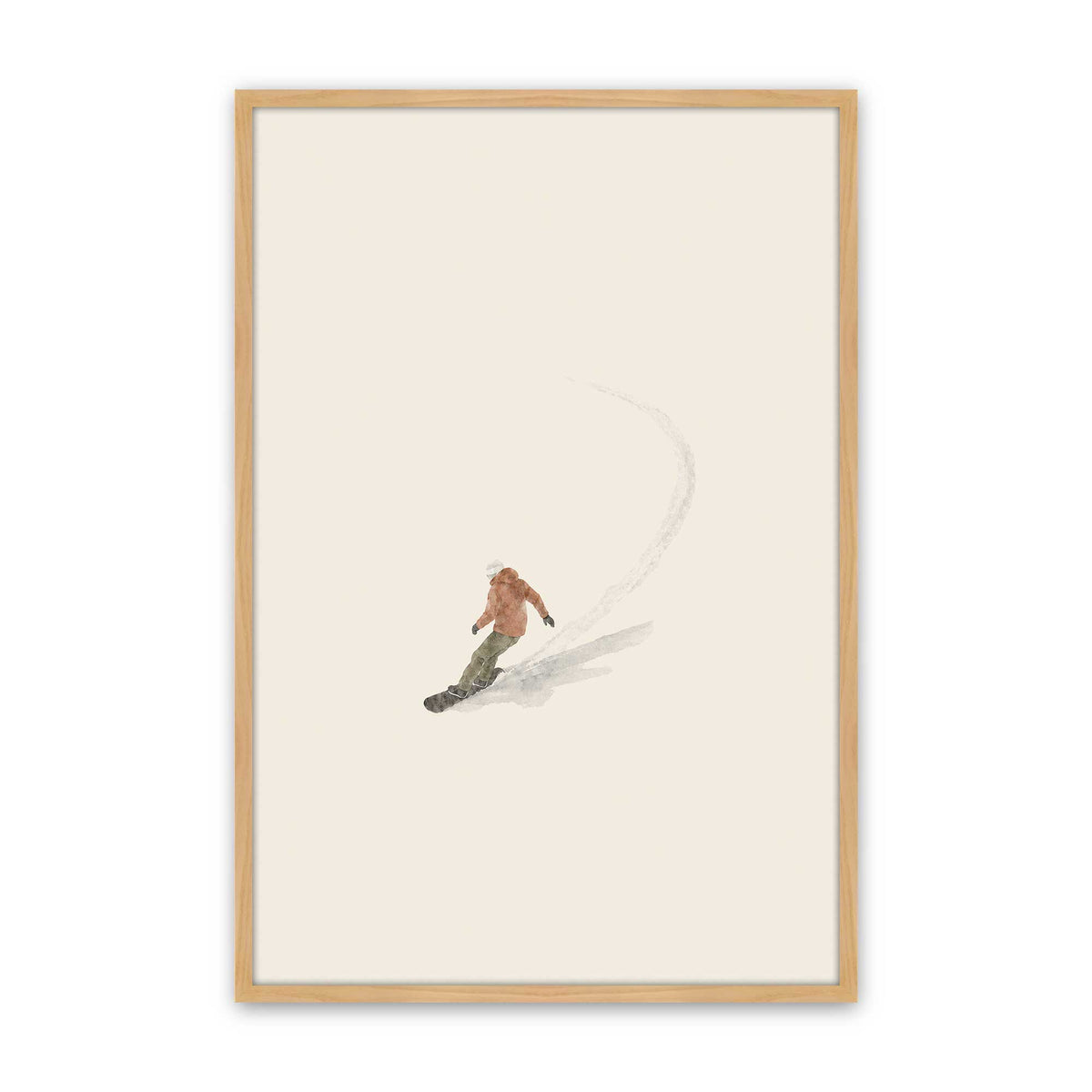 [Color:American Maple], Picture of art in a American Maple frame