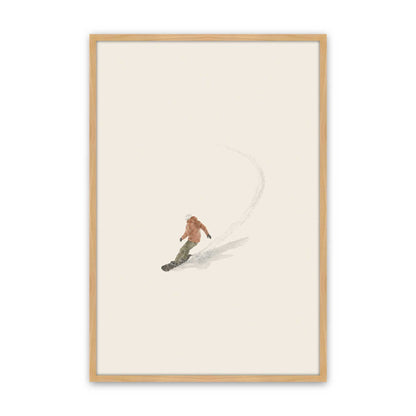 [Color:American Maple], Picture of art in a American Maple frame