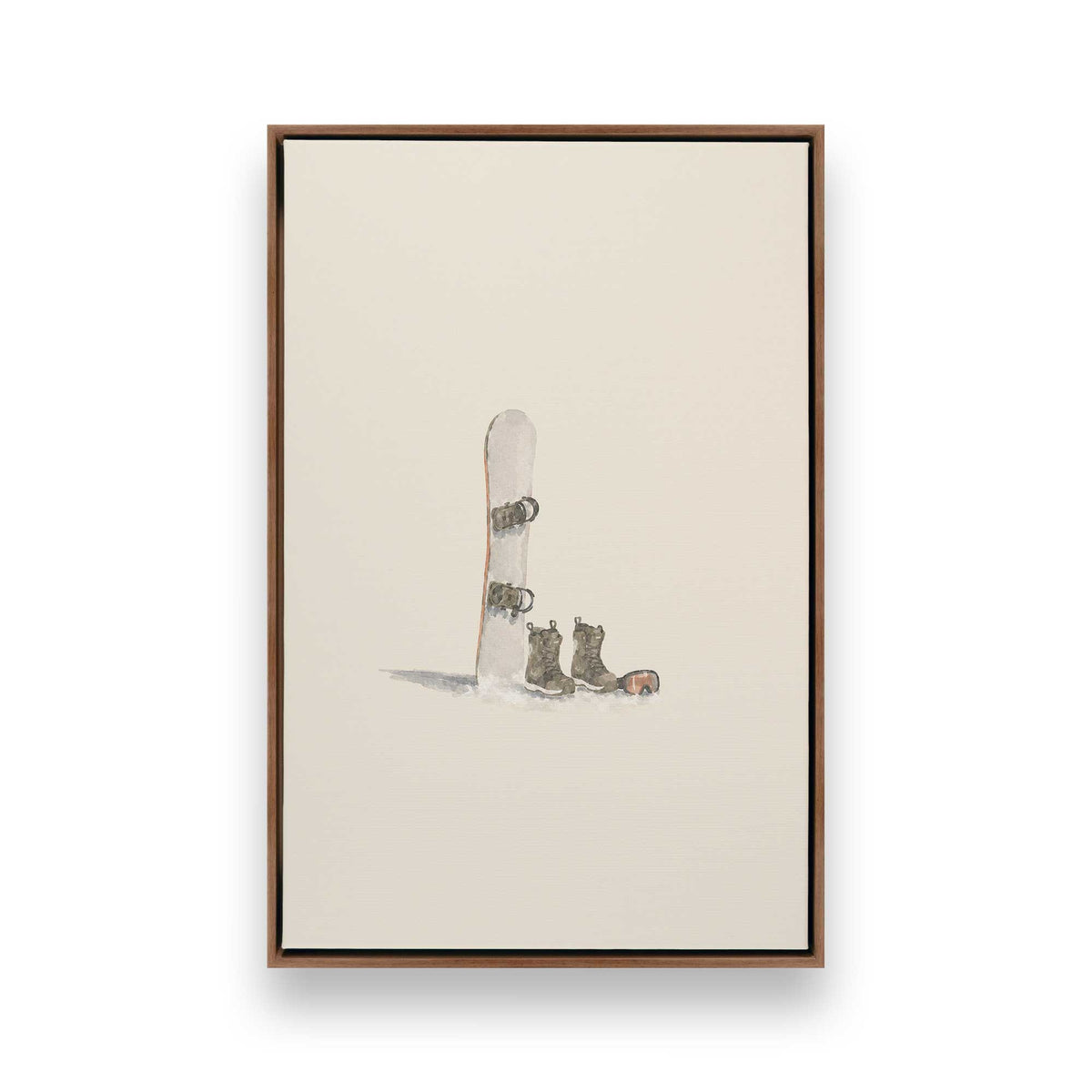 [Color:Walnut], Picture of art in a Walnut frame