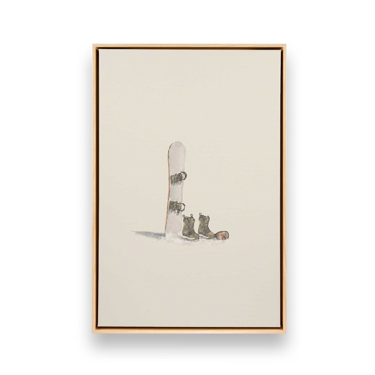 [Color:American Maple], Picture of art in a American Maple frame
